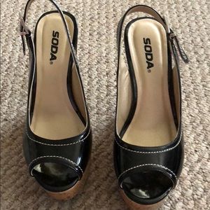 Soda wedge shoes